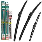 Heyner Wiper Blades Fits: Toyota Rav 4 2006-2012 Full Set Hybrid Wipers HH2416H12HRC