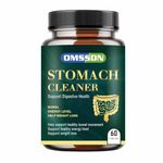 OMSSDM Natural Colon Cleanser 1000mg – Stomach Detox & Cleanse Supplement – Enhances Fat Absorption, Improves Bile Flow & Gut Health – 60 Capsules (pack 1)