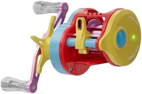 TEBEN DC Baitcaster Reel, 3 Modes Digital Control Trolling Reel, 5.47oz Ultralight Baitcasting Reels, Max Drag 11LB, 7.2:1, 5+1BB, Freshwater Saltwater Fishing Reels (LSY(DC), Right)