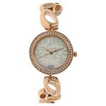 Titan Raga Garden of Eden Mother of Pearl Dial Analog Metal Strap Watch for Women-NS2539WM01