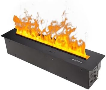 70.8" 3D Electric Water Vapor Fireplace Smart Flame Decoration Steam Fireplace Humidifer for Office, Home, Hotel,Restaurant