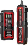 AMPCOM Wire Tracker & Network Cable Tester with PoE Detection, NCV Voltage Detection, RJ45/RJ11 Line Tracer, Type-C Rechargeable, LED Light, for LAN/Ethernet/Telephone Continuity Testing