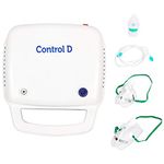 Control D Blue & White Compressor Complete Kit Nebulizer with Child and Adult Masks