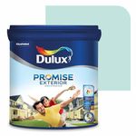 Dulux Promise Exterior Emulsion Paint (10L, Aqua Tint/Tender Maldives) | Ideal for Exterior Walls | Smooth Finish | Anti-Peel & Anti-Crack | Long-Lasting Colors