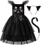 ReliBeauty Black Cat Costume for Gi