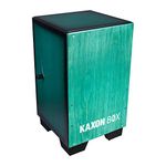 KAXON BOX Adjustable Snare Cajon Hand Crafted Birch Wood (H:50 W:30 L:30 cm) -3 Internal Snares, Deep Bass tone