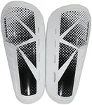 Vizari 'Vector' Slip-in Soccer Shinguards (White, Size M)