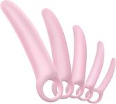 Guasha Massage Silicone Tool Set, Pink 5-Pack