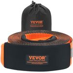 VEVOR Recovery Tow Strap 4" x 30', 46,500 lbs Break Strength, Triple Reinforced Loop Straps, Tree Saver, Off Road Towing and Recovery, Extreme Weather Resistance, Protective Sleeves & Storage Bag