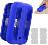 Inseknm Edge Banding Trimmer with Tungsten Carbide Blades, Hand Planer Versatile Woodworking Edge Trimmer for Burrs, Manual Edge Banding Cutter for ABS, PVC, Veneer, and Melamine - Blue