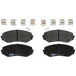 TRW Pro TRH1188 Disc Brake Pad Set For Suzuki Grand Vitara 2006-2008, Front, And Other Applications