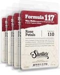 Shortie's Candle Company Rose Petals Wax Melts Bulk Pack - Formula 117-4 Highly Scented 3 Oz. Bars (12 Oz. Total) - Made with Natural Oils - Flower & Floral Air Freshener Cubes Collection