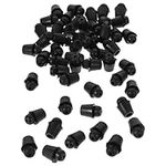 Milisten 50pcs Door Gasket Rubber Shock Absorber Cap Accessory For Car Door Trunk Bumper