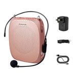 ZOWEETEK Voice Amplifier with Microphone Headset,1800mAh Rechargeable Portable Amplifier for Teachers, Tour Guide,Yoga,Fitness, Training, Meeting,Classroom