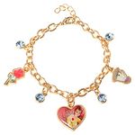 Disney Beauty & The Beast Multicoloured Enamel Costume Charm Bracelet BH00184YL-65.PH