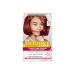 L'Oréal Paris Excellence Crème Permanent Hair Dye, Radiant At-Home Hair Colour with up to 100% Grey Coverage, Pro-Keratin, Up to 8 Weeks of Colour, Colour: 5.6 Natural Rich Auburn