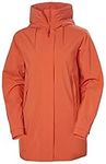 Helly Hansen Women's W Victoria Mid Length Raincoat, Terracotta, M UK