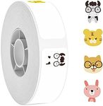 NIIMBOT Label Maker Paper (0.47" x 1.57") Printer Sticker with Self-Adhesive for D11/D110/D101 Label Maker,1 Roll of 160 (Animal)