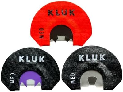 KLUK Custom Calls – Death Sentence Series Mouth Calls 3-Pack, Ultimate Combination of KLUK’s Newest Turkey Mouth Calls, Purple TURKINATOR, GO 2 Ghost and Crying Karen (Medium Stretch)