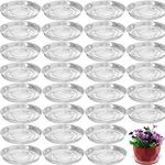 30 Packs Clear Plastic Plant Saucer