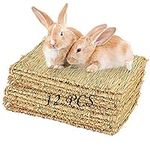 PINVNBY Hay Mats for Rabbits,12 Pac