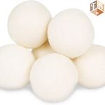 Wool Dryer Balls Laytek Natural Fabric Softener, Reusable 1000+Loads 6Pack