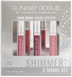 Runway Rogue Try Me x 3 Mini Long Wear Limited Edition Liquid Lipstick Set, Melrose Trio (‘Boss Babe’, ‘Call Back’, ‘Trophy Wife’)