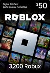 Roblox Digital Gift Code [Redeem Worldwide - Includes Exclusive Virtual Item] 3,200 Robux - PC [Online Game Code]