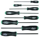 Bondhus 33834 Set of 8 Tamper Resistant Star Driver Tools, Sizes T9-T40