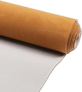 Partuto Suede Fabric 150g Headliner Fabric 23.62" l x 57.09" W Interior Trim DIY Roof Repair Replacement Foam Backing for Car Truck RV SUV Automotive Brown