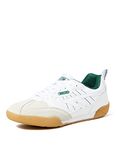 Hi-Tec Men's Squash Classic unisex trainers, White Pu Suede Leather, 10.5 UK