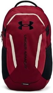 Under Armour Unisex-Adult Hustle 6.0 Backpack, (625) Cardinal/Cardinal/Black, One Size Fits Most