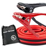 Cartman Booster Cables 10 Gauge 12 Feet in Carry Bag (10AWG x 12Ft)