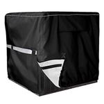 Mr.You Universal Generator Cover fit for Most Generators 5500-15000 Watt - 28x38x30 inch(Black)