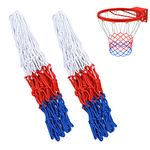 Yolev 2 Heavy Duty Basketball Net Nylon Basketball Net for School Playgrounds for Outdoor Indoor Sports