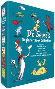 Dr. Seuss's Beginner Book Boxed Set Collection: The Cat in the Hat; One Fish Two Fish Red Fish Blue Fish; Green Eggs and Ham; Hop on Pop; Fox in Socks