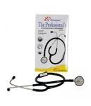 Dr Morepen ST-07 Stainless Steel Stethoscope (Black)