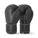 Lions Boxing Gloves MMA Punch Bag Training Mitts 6oz, 8oz, 10oz, 14oz, 16oz, Black, Pink, Red (Black, 10 oz)