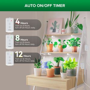 SANSI 3-Head LED Grow Lamp – Adjustable Full Spectrum Plant Light