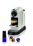 Nespresso DeLonghi EN167.W Citiz coffee capsule machine, high-pressure pump and ideal heat control without Aeroccino (milk frother), energy saving function, 1260 W, 37.4 x 11.9 x 25.5 cm, cream white