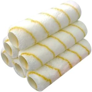 Pro Grade - Paint Roller Covers - 1/2 X 9 Inch Microfiber 6 Pack