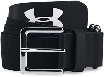 Under Armour Men's Baseball Belt , Black (001)/Black , One Size Fits All