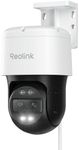 Reolink 4K PTZ Dual-Lens PoE Security Camera Outdoor with 6X Hybrid Zoom, 355° Pan 90° Tilt, Auto Tracking, Color Night Vision, Person/Vehicle/Pet Detection, Two-Way Audio, TrackMix PoE