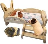 Yuimikaka Wooden Guinea Pig Bed wit