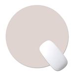 ProElife Premium Round Mouse pad Slim PU Leather Mousepad Mice Mat Dual-used for Home/Office/Business Magic Mouse and Wired Wireless Bluetooth Mouse, Noise-reduction/Waterproof (Gray/Silver)