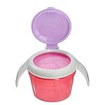 Vital Baby NOURISH Snack on The Go - Snack Pot with Handles and Lid - Non-Spill - Easy Grip Handles - Seal Lid - BPA, Phthalate & Latex Free - Fizz