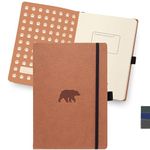 Dingbats* Wildlife A4 Brown Bear Notebook - Plain