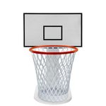 Basketball Trash Can,Trash Can Holder Wastebasket Backboard (Including 1pc Basketball Trash Can),White Wooden Basketball Garbage Can,Trash Can Basketball Hoop for Bedroom Office Kitchen Living Room