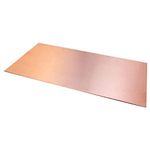 VAKOOBA 99.9% Pure Cu Metal 0.5mm*300mm*90mm Copper Sheet (3.5 X 12 inches - 0.5mm Thick)