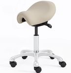 Ergonomic Saddle Chair - Adjustable Saddle Stool for Salon Spa Drafting Tattoo and Lash Tech